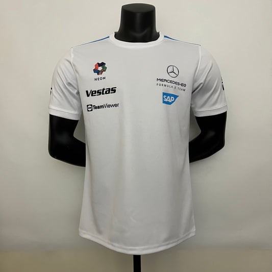 Mercedes White/Blue