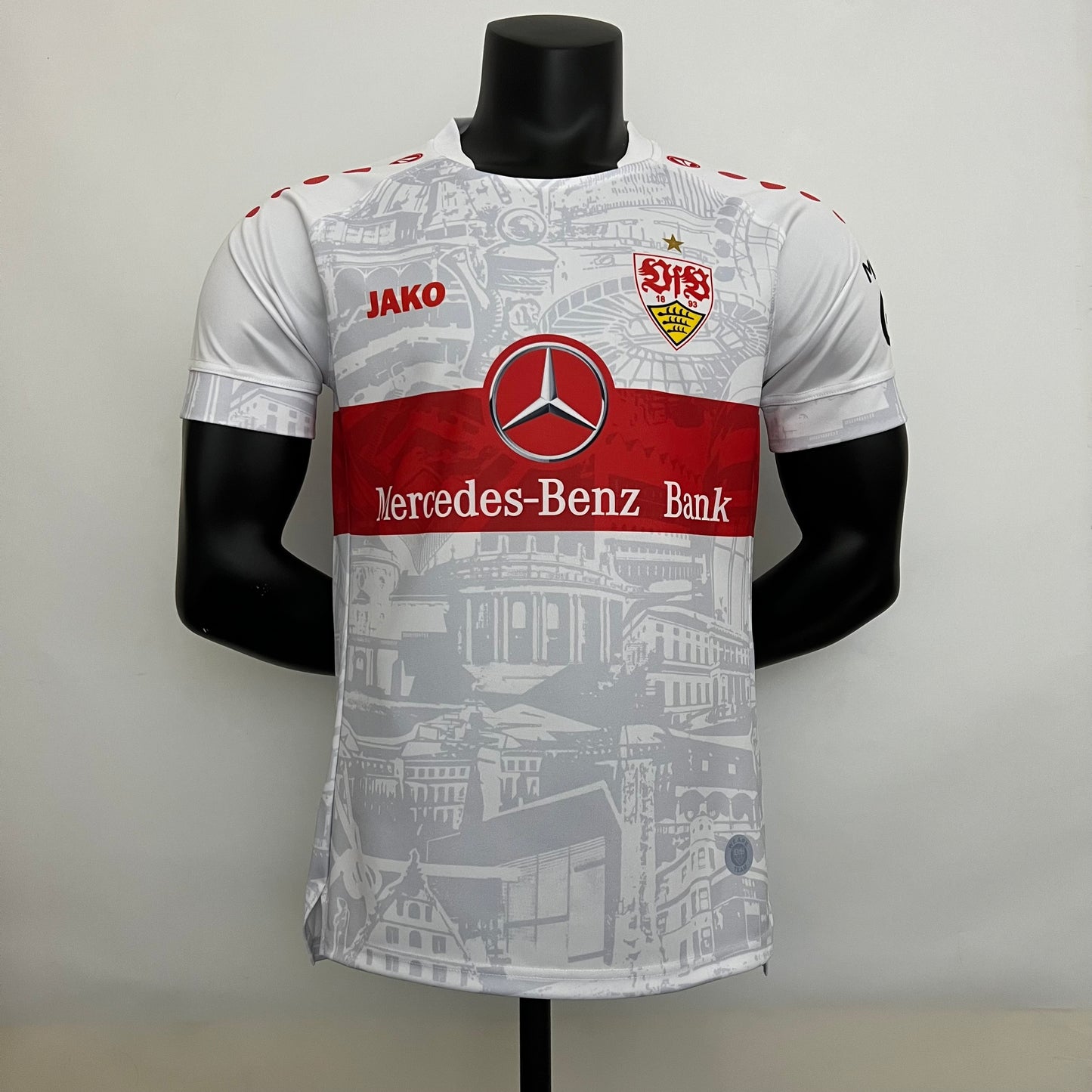 Mercedes White/Red