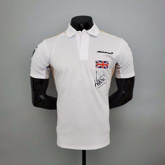 Mclaren Lando Norris Polo White