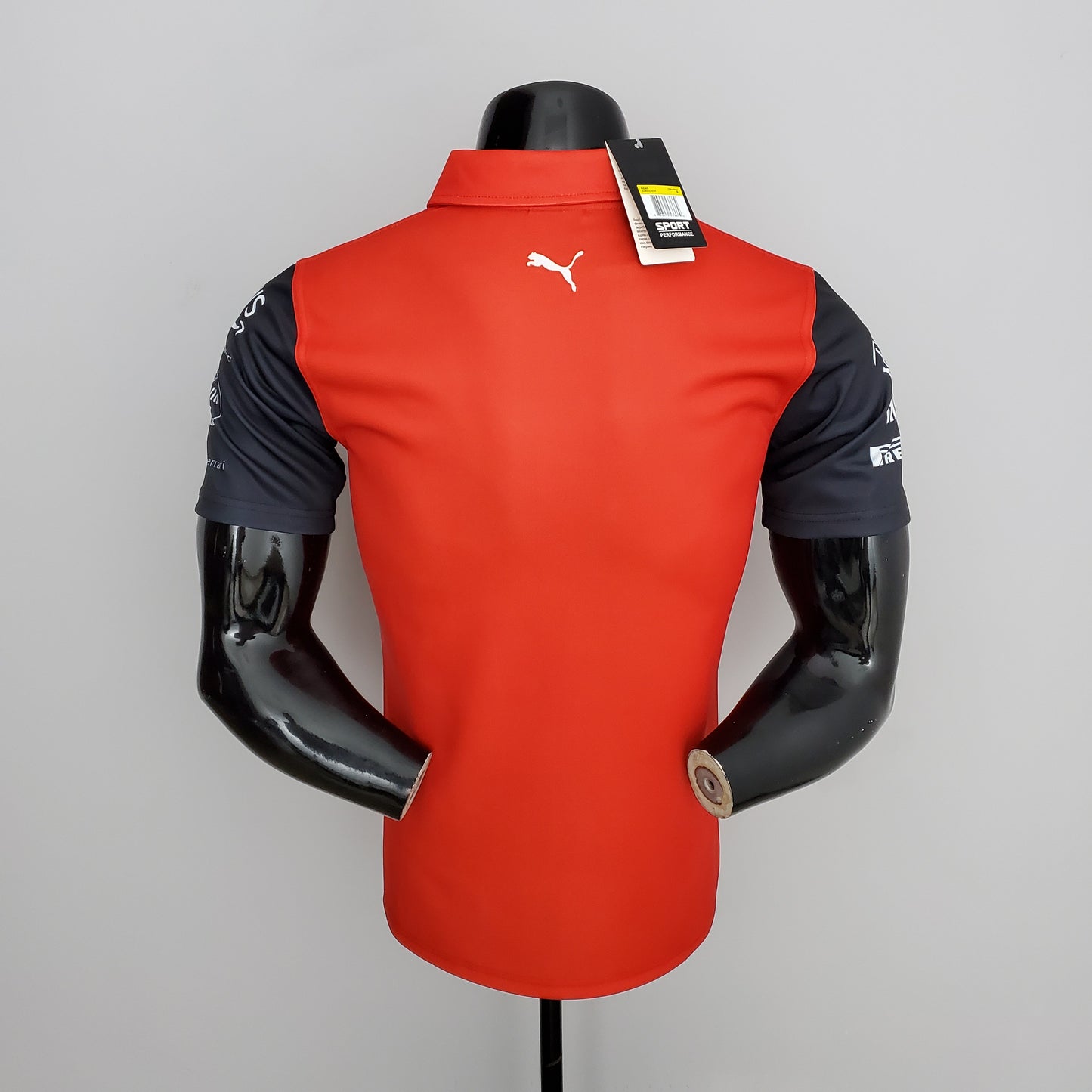 Ferrari Black/Red Polo