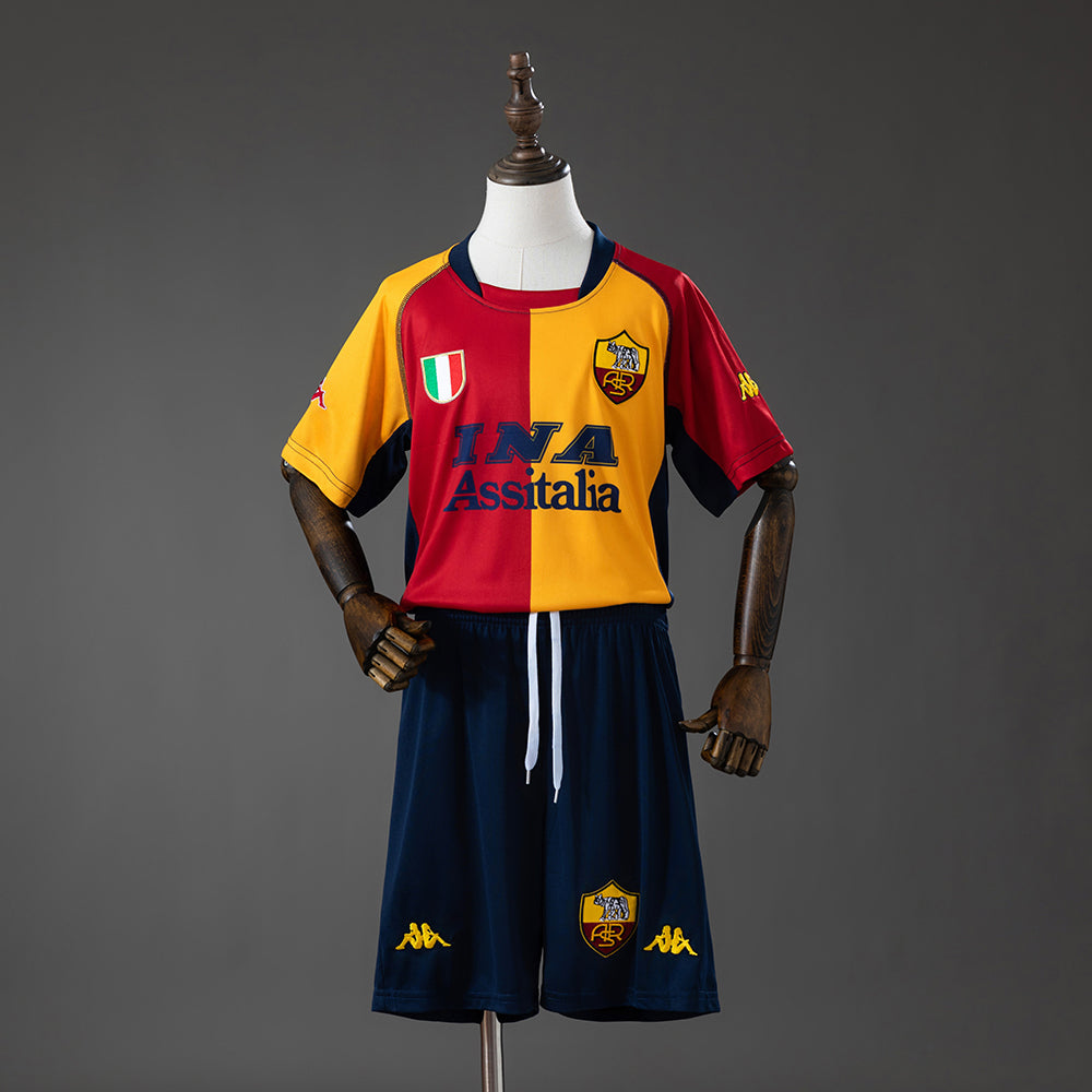 AS ROMA RETRO LOCAL NIÑO 01-02