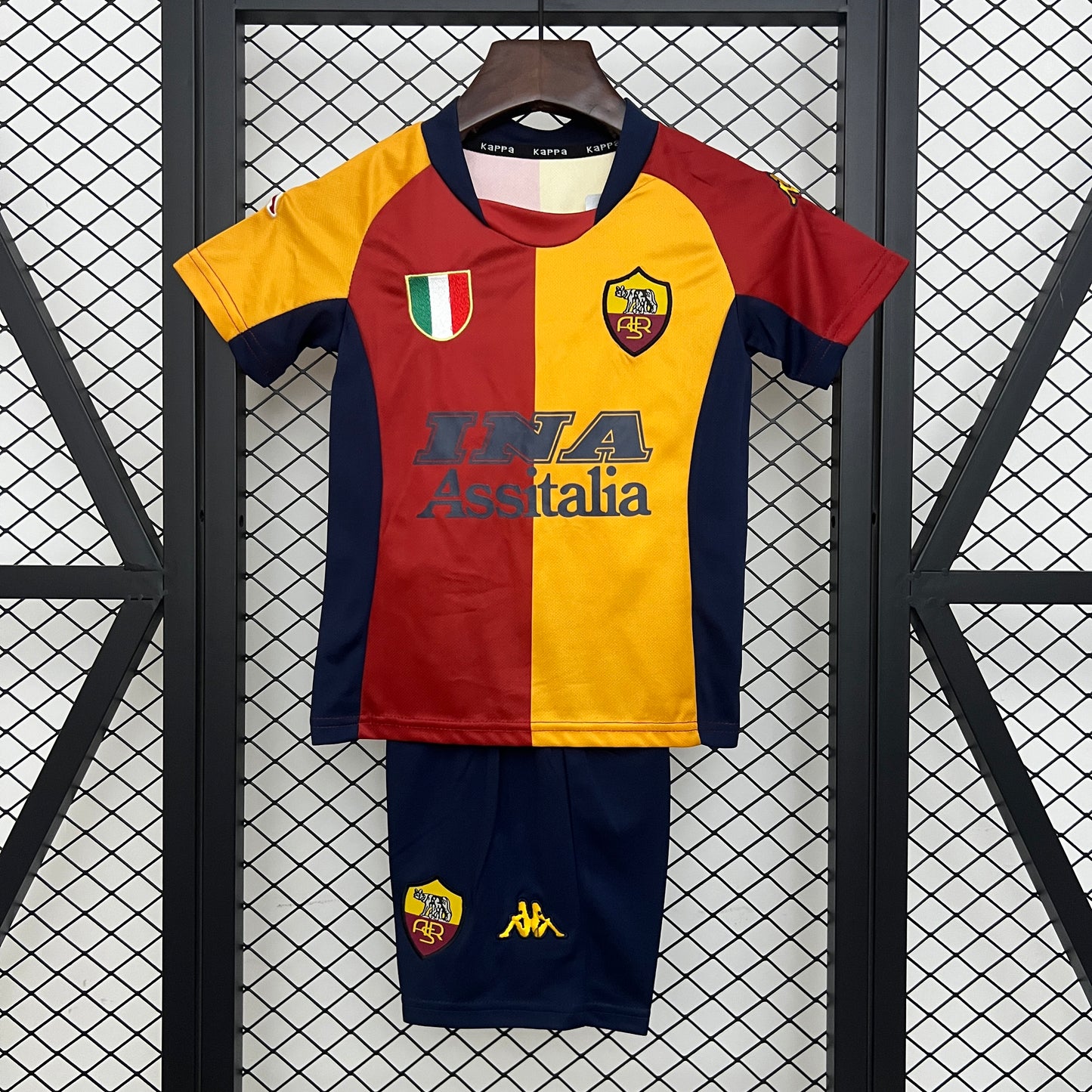 AS ROMA RETRO LOCAL NIÑO 01-02