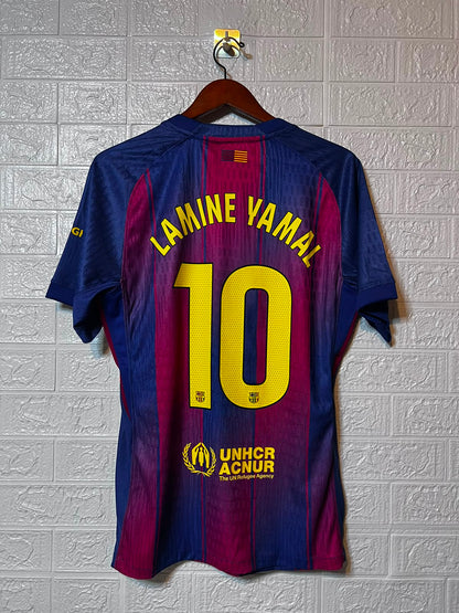 Barcelona local 25-26 versión jugador Lamine Yamal